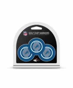 Detroit Lions Golf Chip with Marker 3 Pack