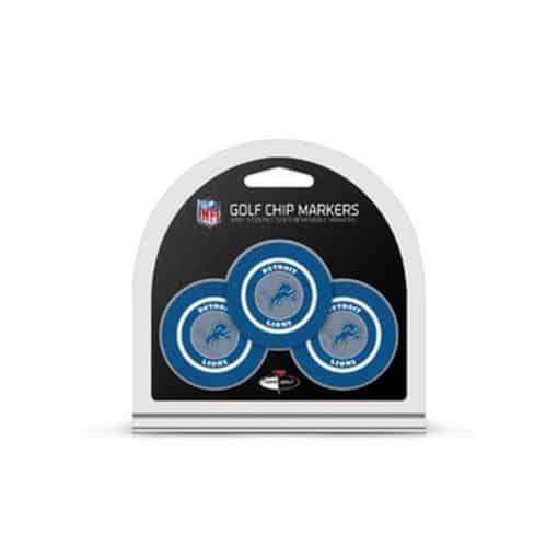 Detroit Lions Golf Chip with Marker 3 Pack