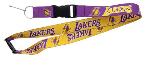 Los Angeles Lakers Breakaway Reversible Lanyard with Keyring