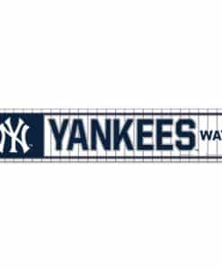 New York Yankees Way Plastic 3.75"x19" Street Sign