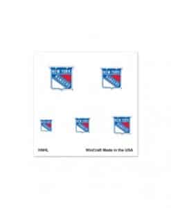 New York Rangers Fingernail Tattoos