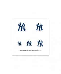 New York Yankees Fingernail Tattoos