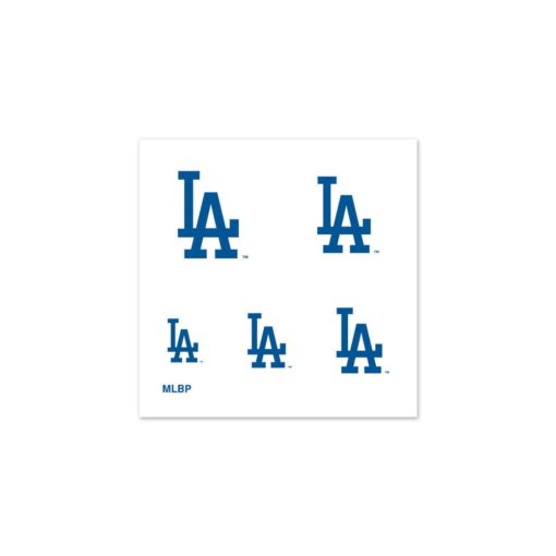 Los Angeles Dodgers Fingernail Tattoos