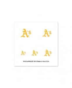 Oakland Athletics Fingernail Tattoos