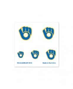 Milwaukee Brewers Fingernail Tattoos