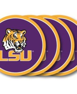 LSU Tigers Coaster Set - 4 Pack