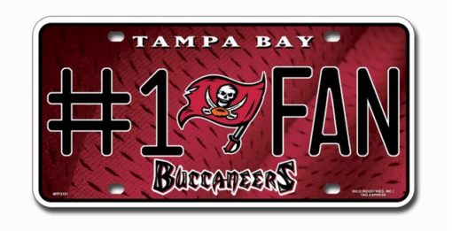 Tampa Bay Buccaneers License Plate - #1 Fan