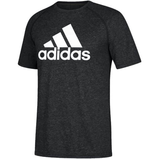 Men's Adidas Climalite Heather Black T-Shirt Tee