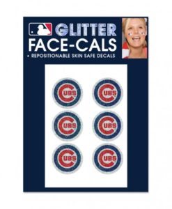 Chicago Cubs Temporary Glitter Tattoos