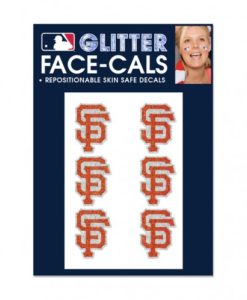 San Francisco Giants Temporary Glitter Tattoos