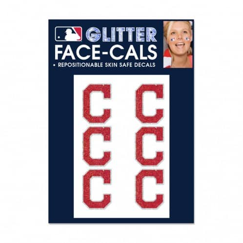Cleveland Indians Temporary Glitter Tattoos