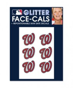 Washington Nationals Temporary Glitter Tattoos