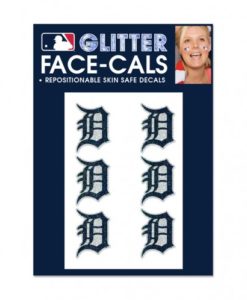 Detroit Tigers Temporary Glitter Tattoos