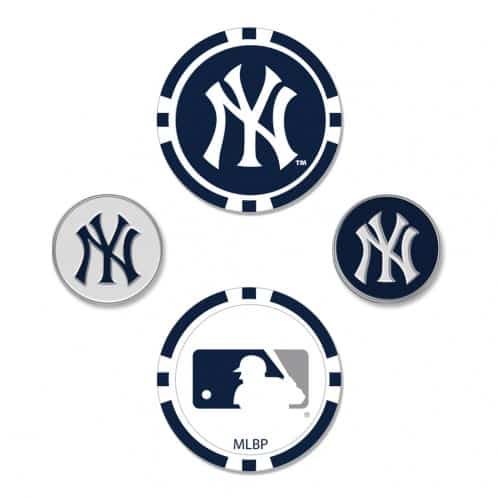 New York Yankees Golf Ball Marker Set of 4