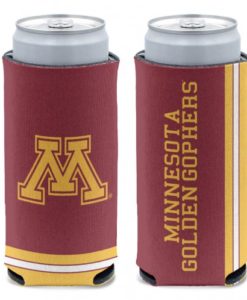 Minnesota Golden Gophers 12 oz Maroon Slim Can Koozie Holder