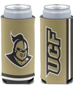 Central Florida Knights 12 oz Gold Slim Can Koozie Holder
