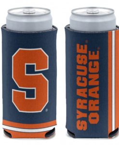 Syracuse Orange 12 oz Navy Slim Can Koozie Holder