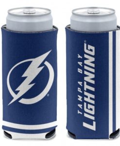 Tampa Bay Lightning 12 oz Blue Slim Can Koozie Holder