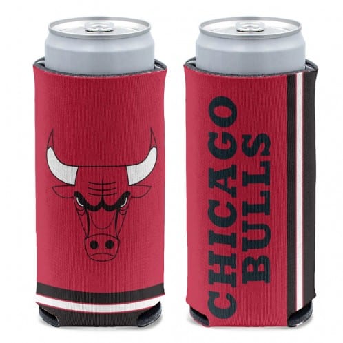 WinCraft Chicago Bulls Can Cooler Slim Can Design