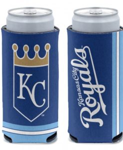 Kansas City Royals 12 oz Blue Slim Can Koozie Holder