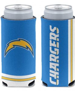 Los Angeles Chargers 12 oz Blue Slim Can Koozie Holder