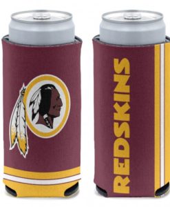 Washington Redskins 12 oz Maroon Slim Can Koozie Holder