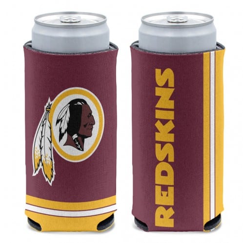 Washington Redskins 12 oz Maroon Slim Can Cooler Holder - Detroit Game Gear