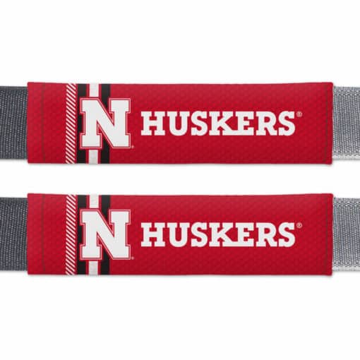 Nebraska Cornhuskers Rally Design Seat Belt Pads