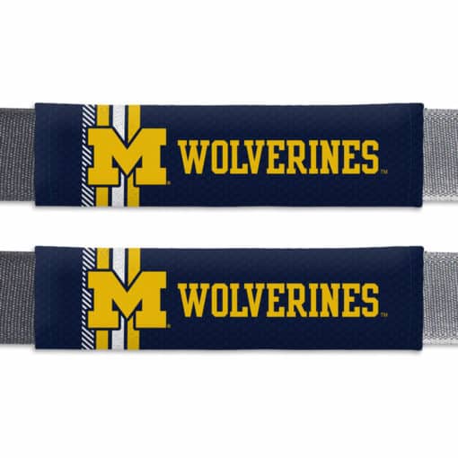 Michigan Wolverines Rally Design Seat Belt Pads