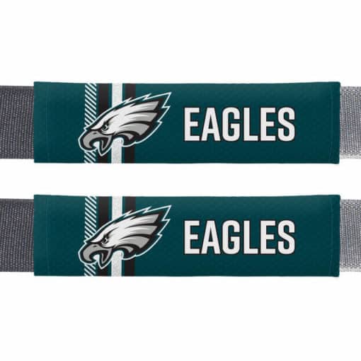 Philadelphia Eagles Rally Design Seat Belt Pads