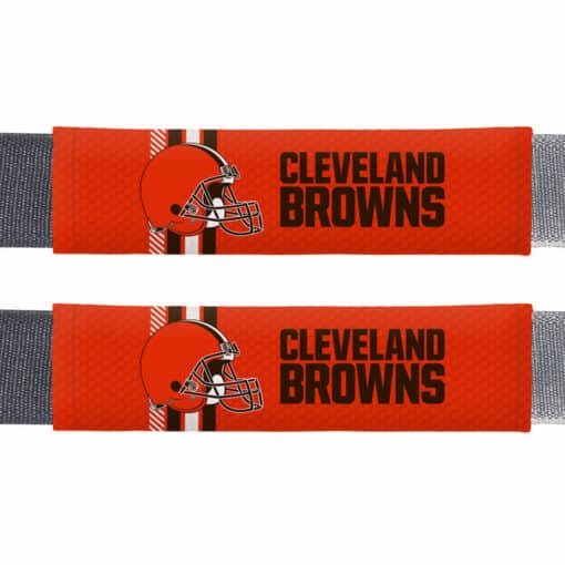 Cleveland Browns Rally Design Seat Belt Pads