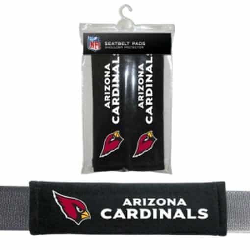 Arizona Cardinals Velour Seat Belt Pads