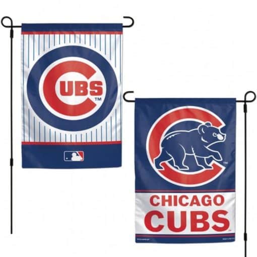 Chicago Cubs Flag 12x18 Garden Style 2 Sided