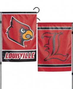 Louisville Cardinals Flag 12x18 Garden Style 2 Sided