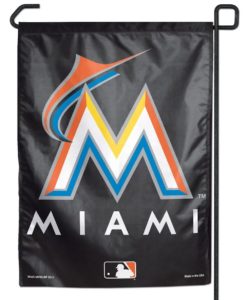 Miami Marlins Garden Flag 11x15