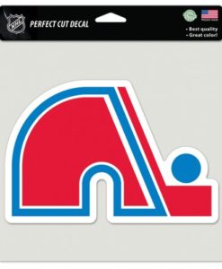 Quebec Nordiques 8"x8" Vintage Perfect Cut Color Decal