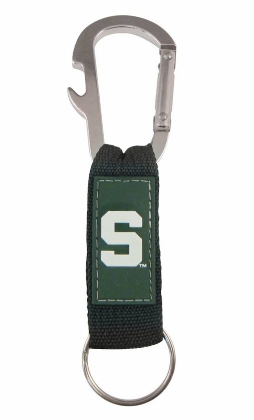 Michigan State Spartans Carabiner Keychain