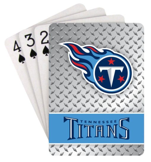 Tennessee Titans Playing Cards - Diamond Plate