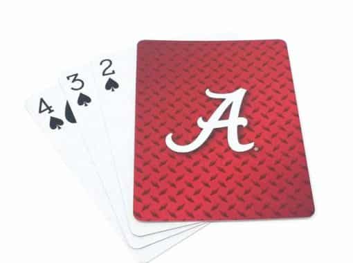 Alabama Crimson Tide Playing Cards - Diamond Plate