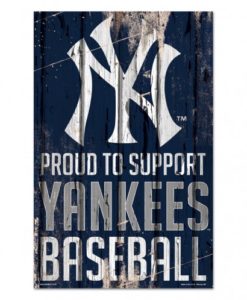 New York Yankees Proud 11" x 17" Wood Sign
