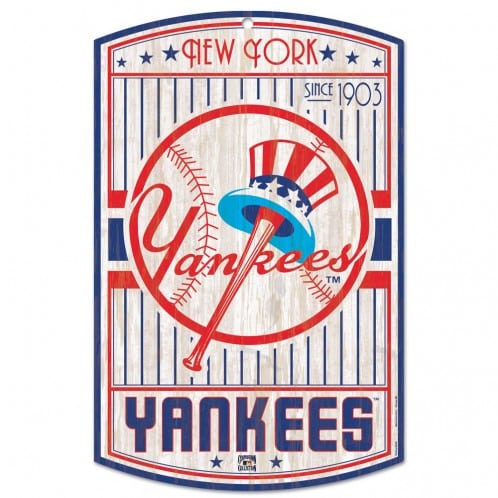 New York Yankees Cooperstown 11" x 17" Wood Sign