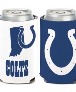 Indianapolis Colts 12 oz Blue White Indiana Can Koozie Holder