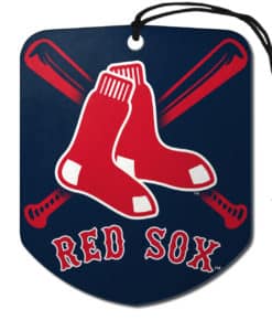 Boston Red Sox Air Freshener Shield Design 2 Pack