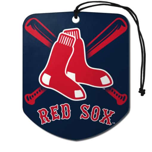 Boston Red Sox Air Freshener Shield Design 2 Pack