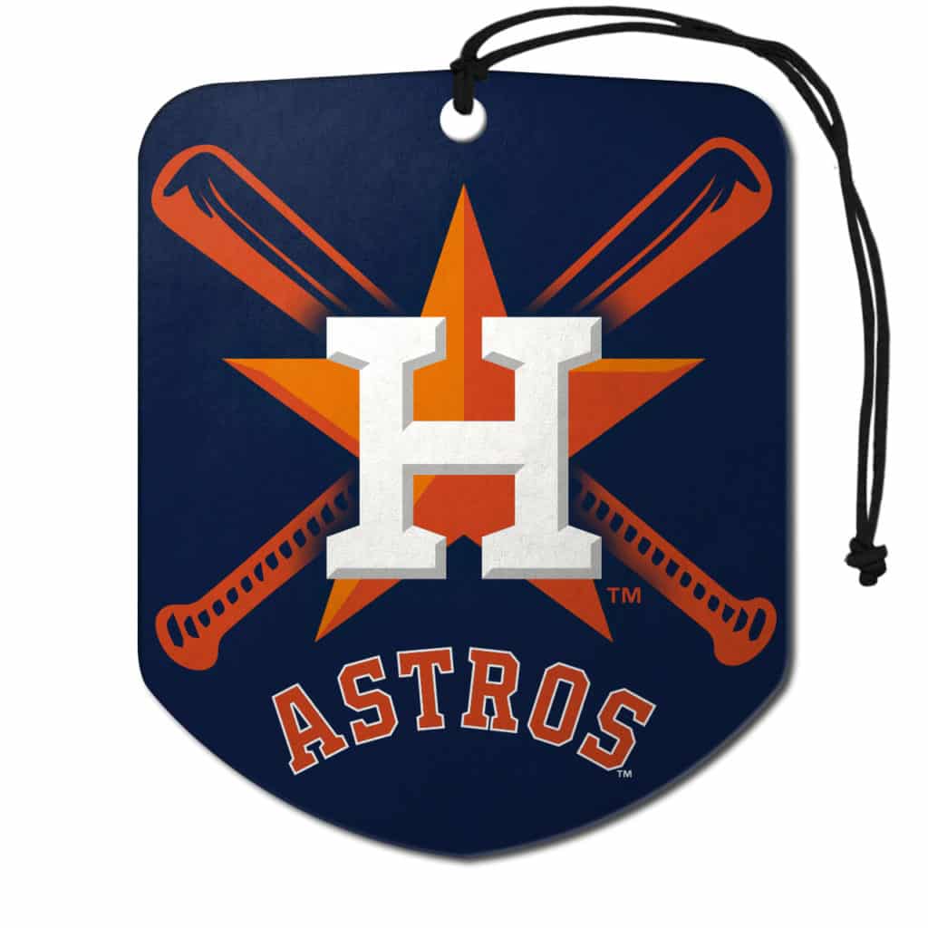 Houston Astros Air Freshener Shield Design 2 Pack - Detroit Game Gear