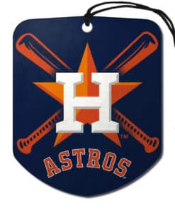 Houston Astros Air Freshener Shield Design 2 Pack