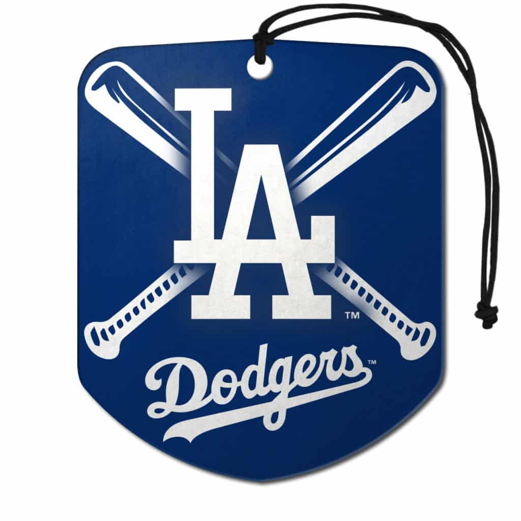 Los Angeles Dodgers Air Freshener Shield Design 2 Pack - Detroit Game Gear