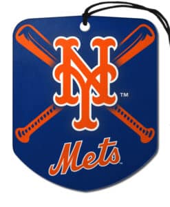 New York Mets Air Freshener Shield Design 2 Pack