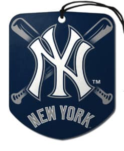 New York Yankees Air Freshener Shield Design 2 Pack