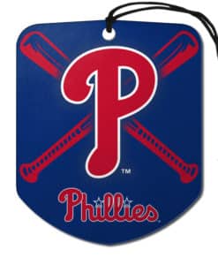 Philadelphia Phillies Air Freshener Shield Design 2 Pack
